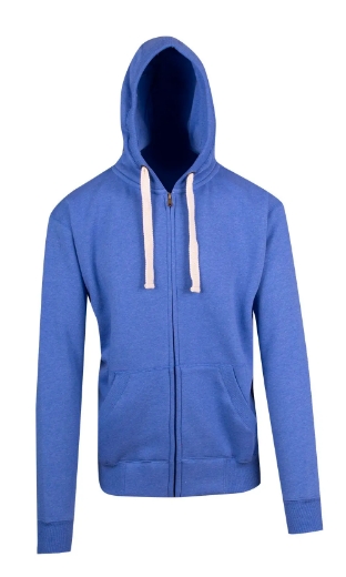 Picture of RAMO, Mens Brushed Heavy Zip Fleece Hoodie